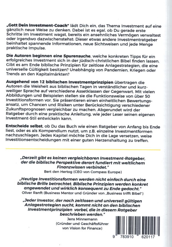 Gott Dein Investment-Coach
