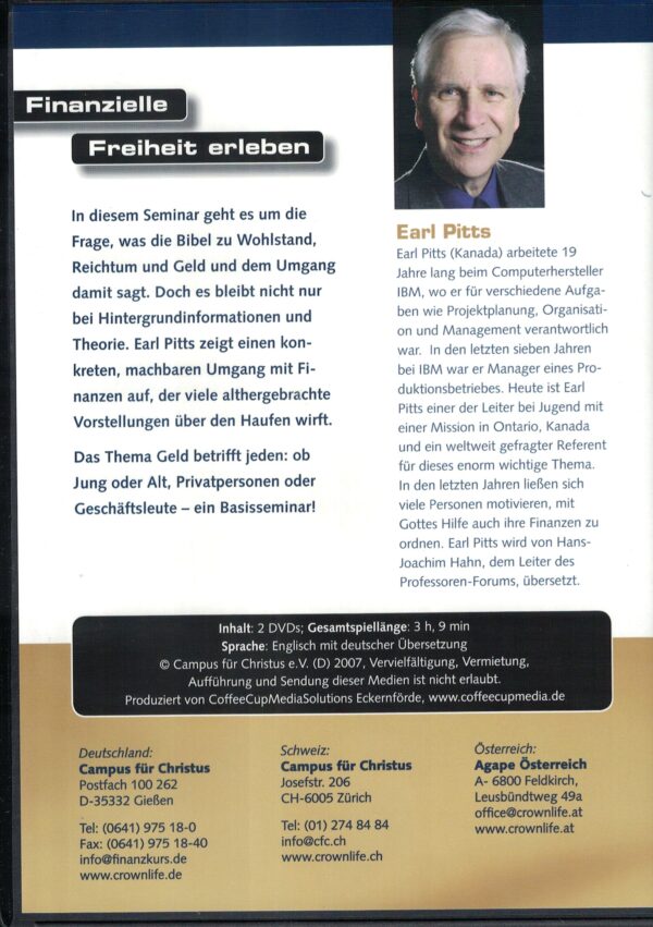 Earl Pitts Grundlagen-Seminar DVD